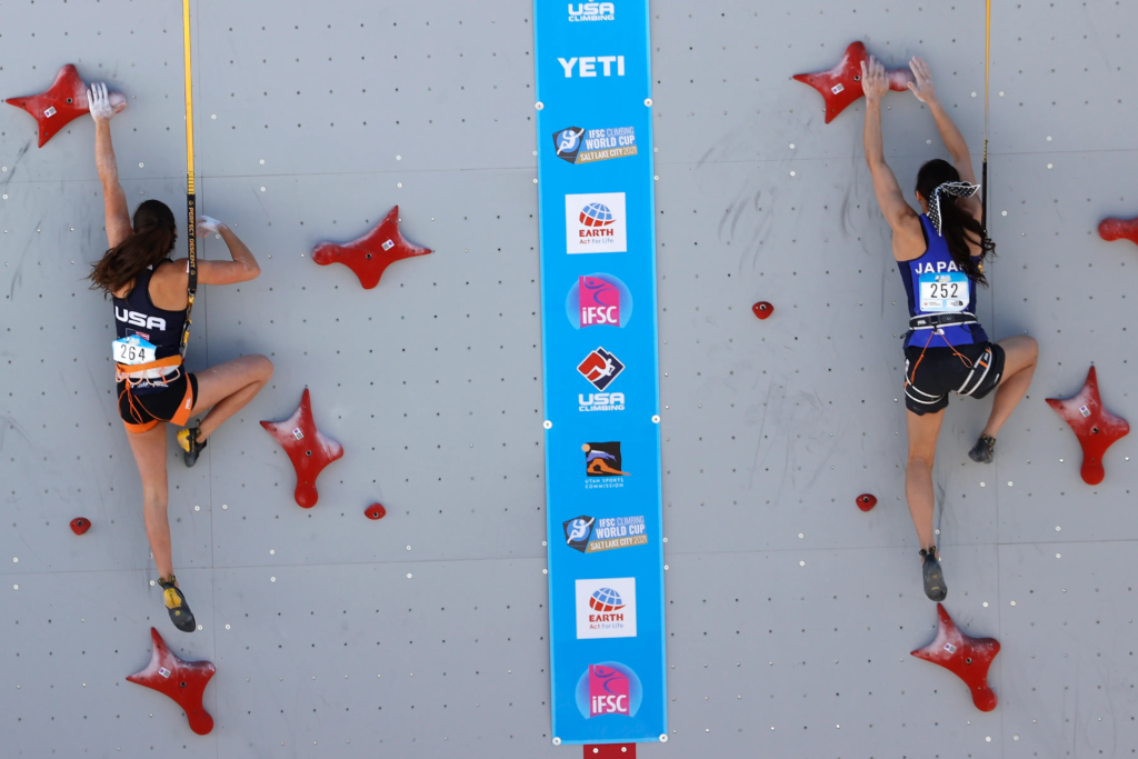  sport climbing combined Olympics